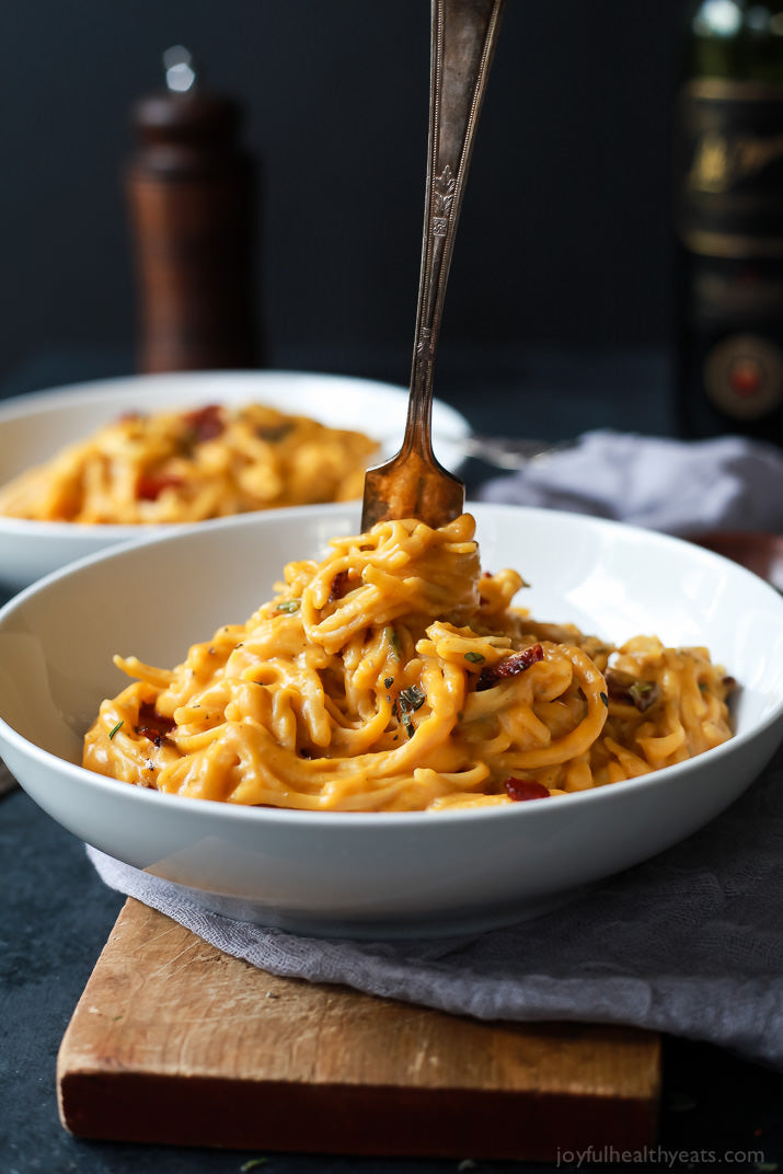Butternut Squash Alfredo Pasta