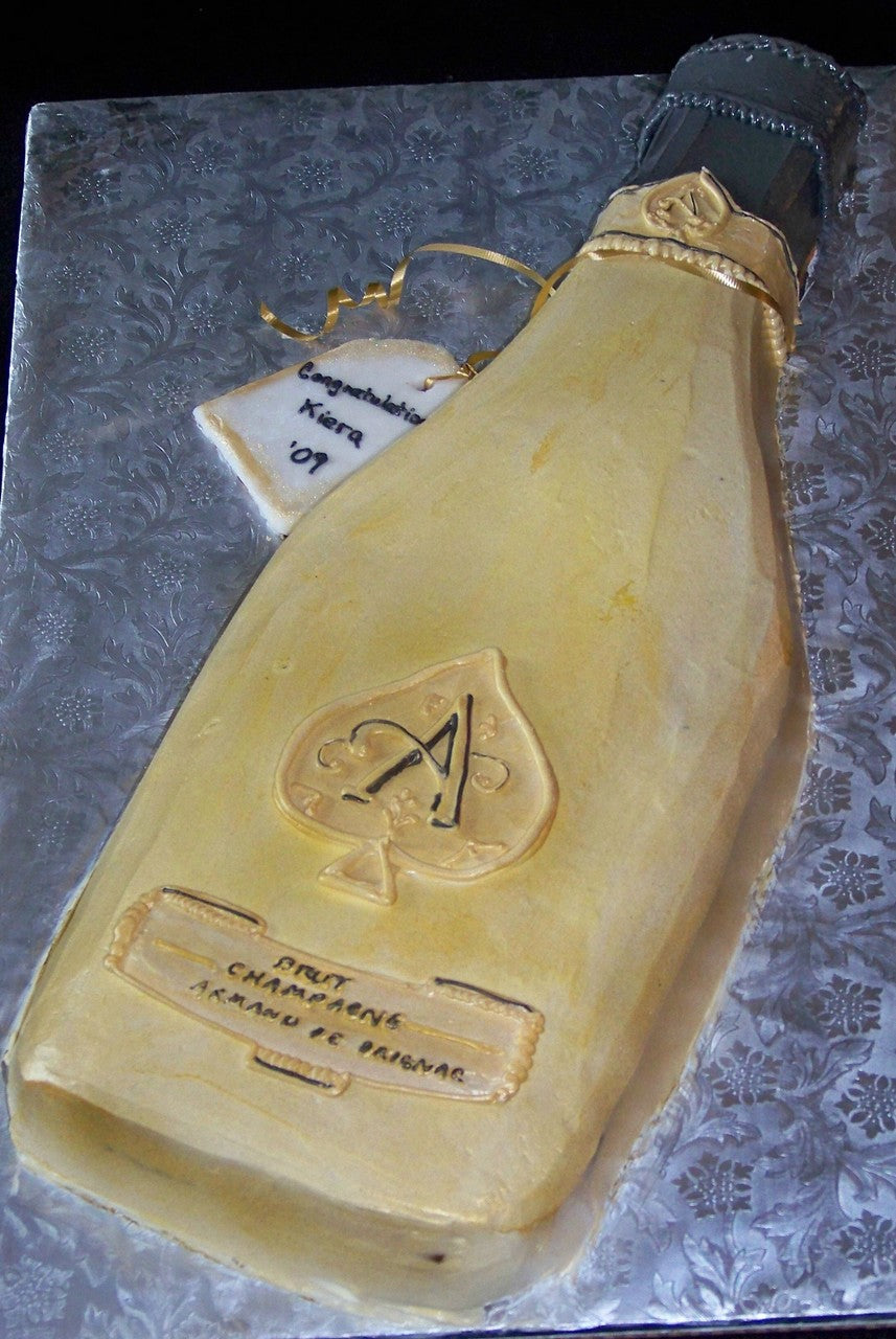 Champagne Bottle Cake - price per serving