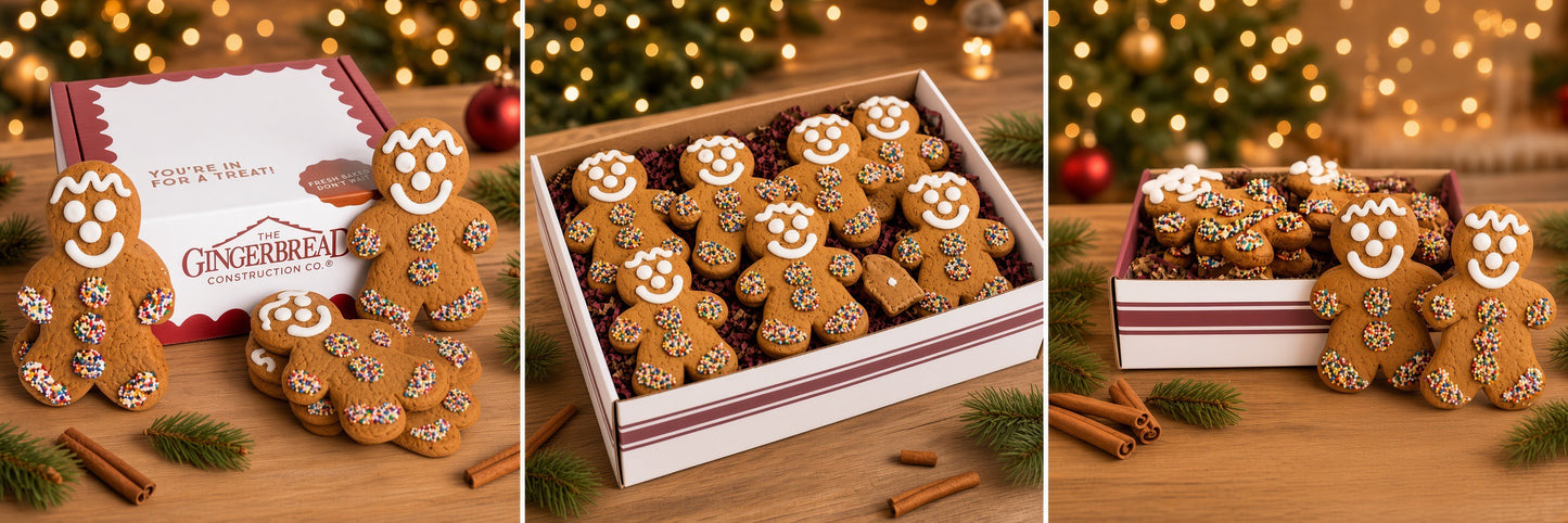 Gingerbread Boy & Girl Cookies, 5”