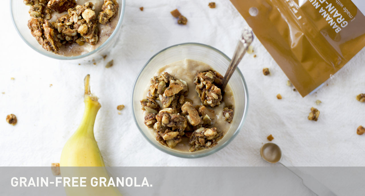 BANANA NUT BUTTER GRAIN-FREE GRANOLA
