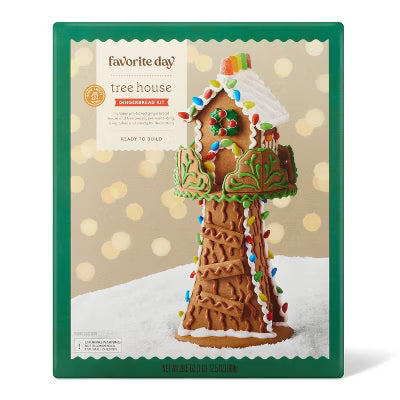 Christmas Tree House Gingerbread House Kit