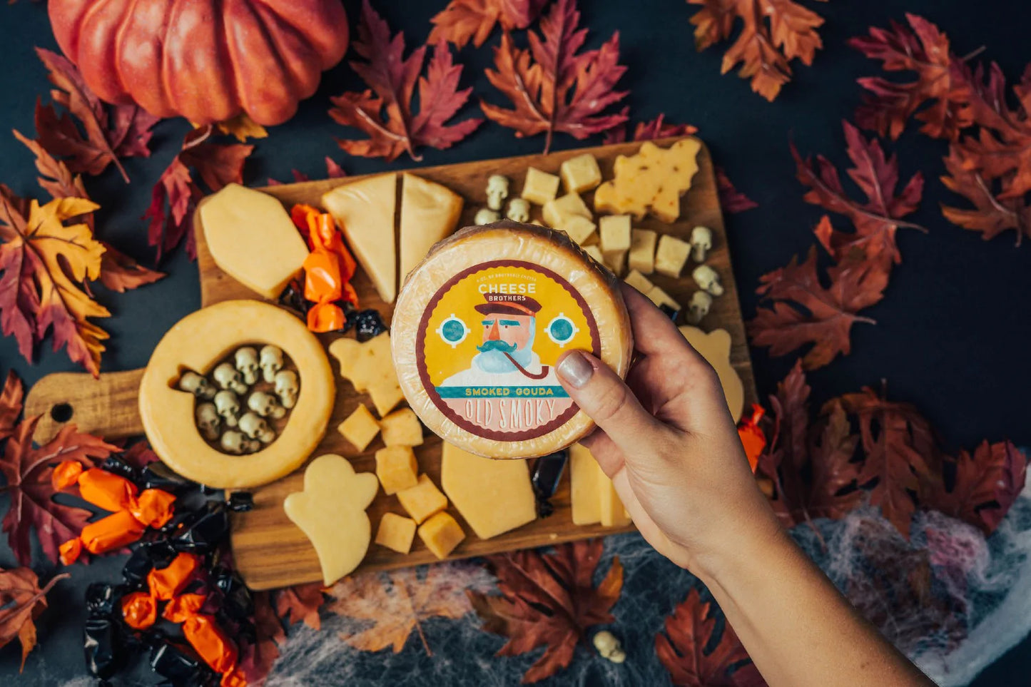 "TRICK OR CHEESE" HALLOWEEN GIFT BASKET