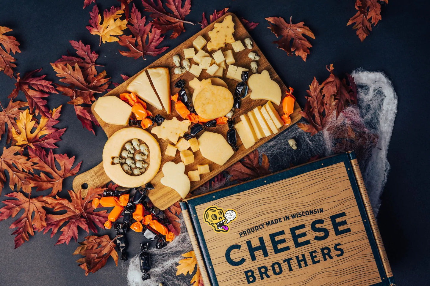 "TRICK OR CHEESE" HALLOWEEN GIFT BASKET