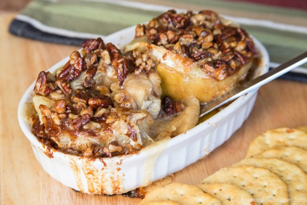 Honey Nut Baked Brie Bloomin' Apples