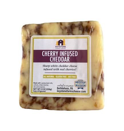 Cherry Infused Cheddar Cheese, 14 oz