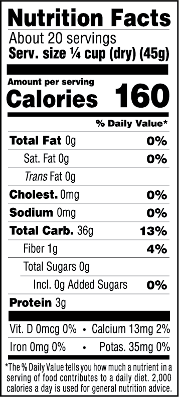 Organic Jasmine White Rice - Gluten Free, Vegan, Kosher, Non-GMO