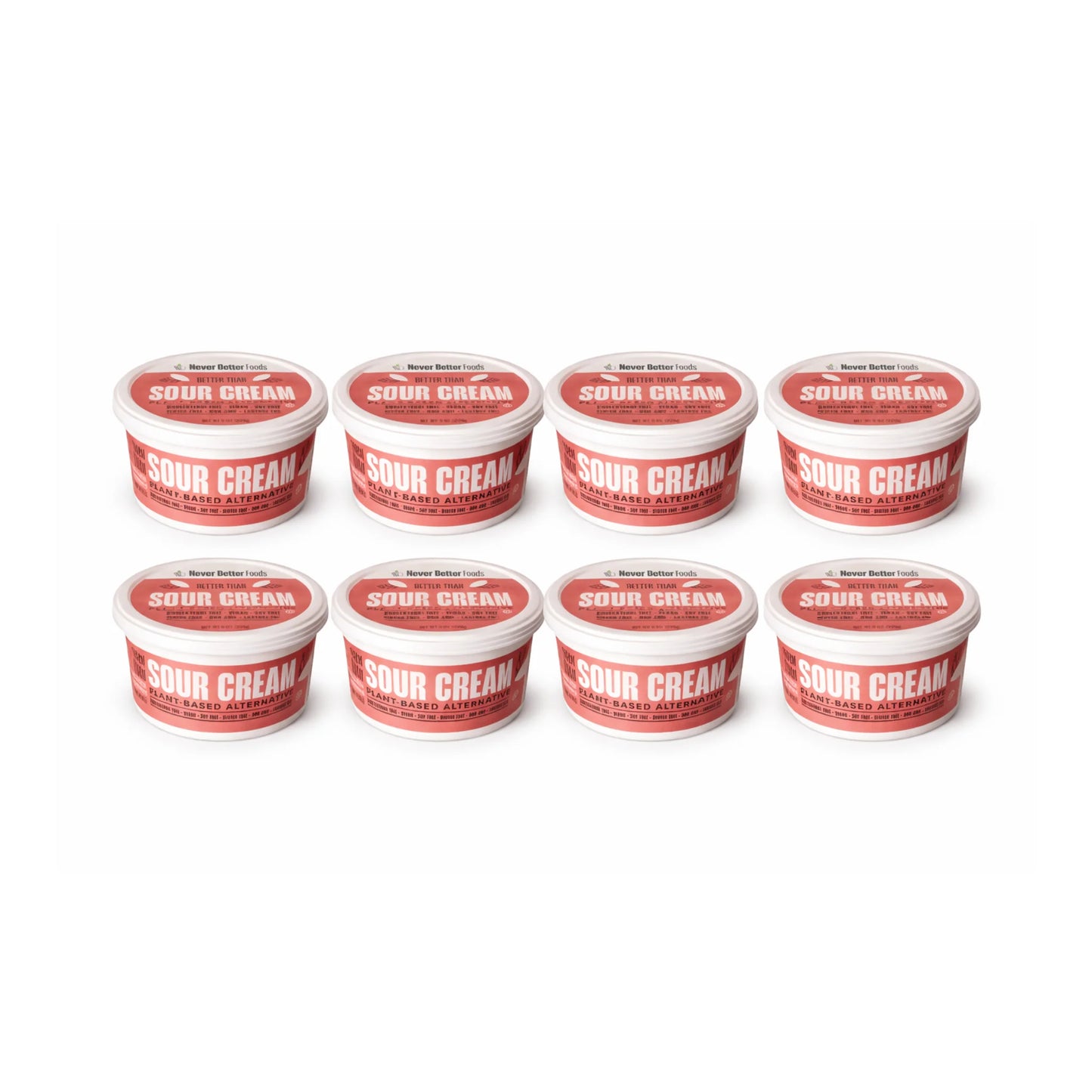 Never Better Foods Plant-Based Sour Cream – Creamy, Tangy & Completely Dairy-Free