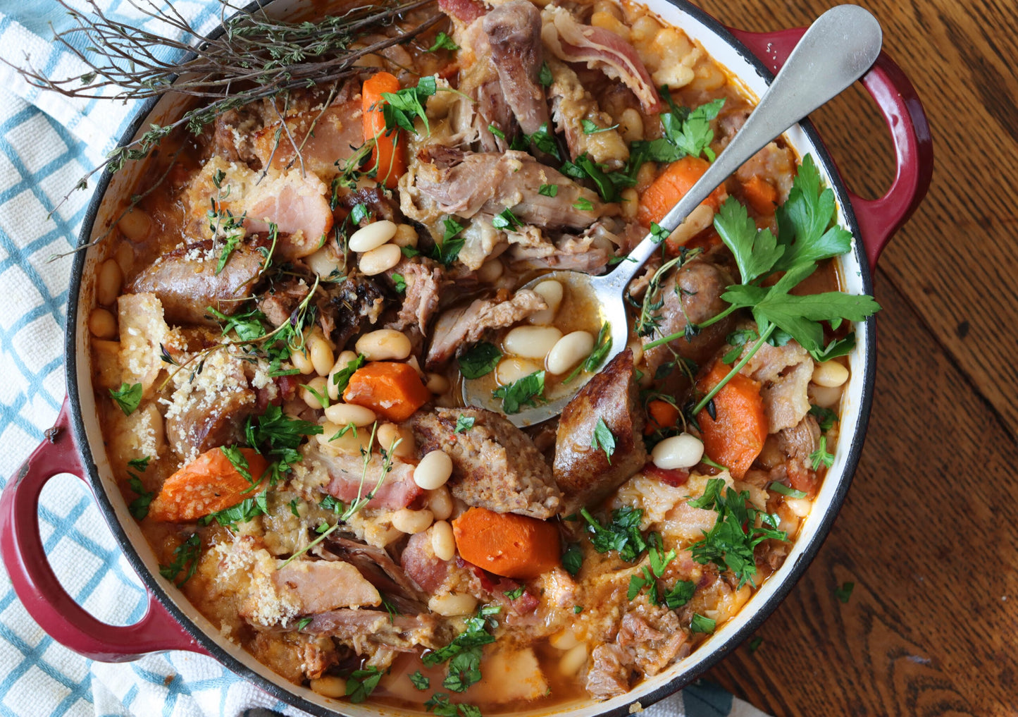 French Country Cassoulet - Serves 2
