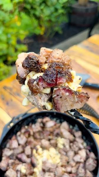 Smokin’ Brisket Mac Attack, Macaroni and Cheese