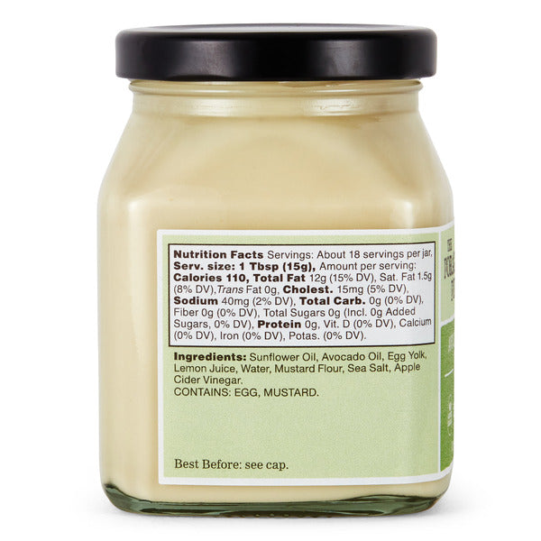 Foraging Fox Avocado & Lemon Keto Mayonnaise – 9.2 oz