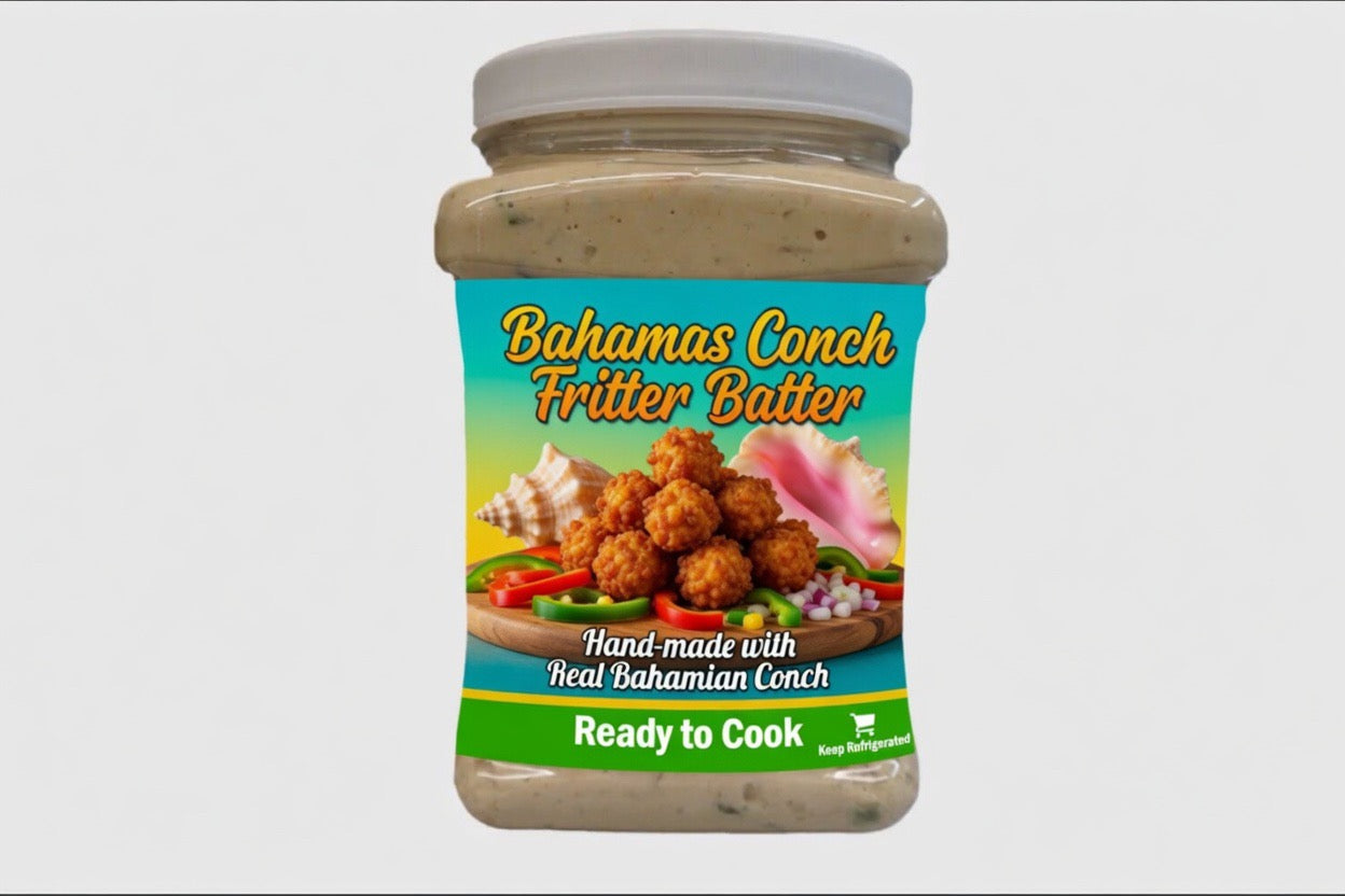 Bahamas Conch Fritter Batter, Handmade Fresh