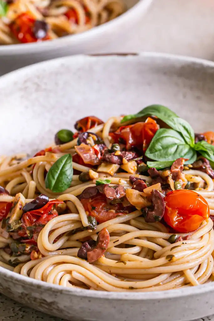 Delicious & Sons - Organic Italian Puttanesca and Porcini Mushroom Tomato Pasta Sauce - Pack of 4 - Keto, Gluten Free