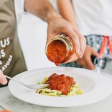 Delicious & Sons - Organic Italian Puttanesca and Porcini Mushroom Tomato Pasta Sauce - Pack of 4 - Keto, Gluten Free