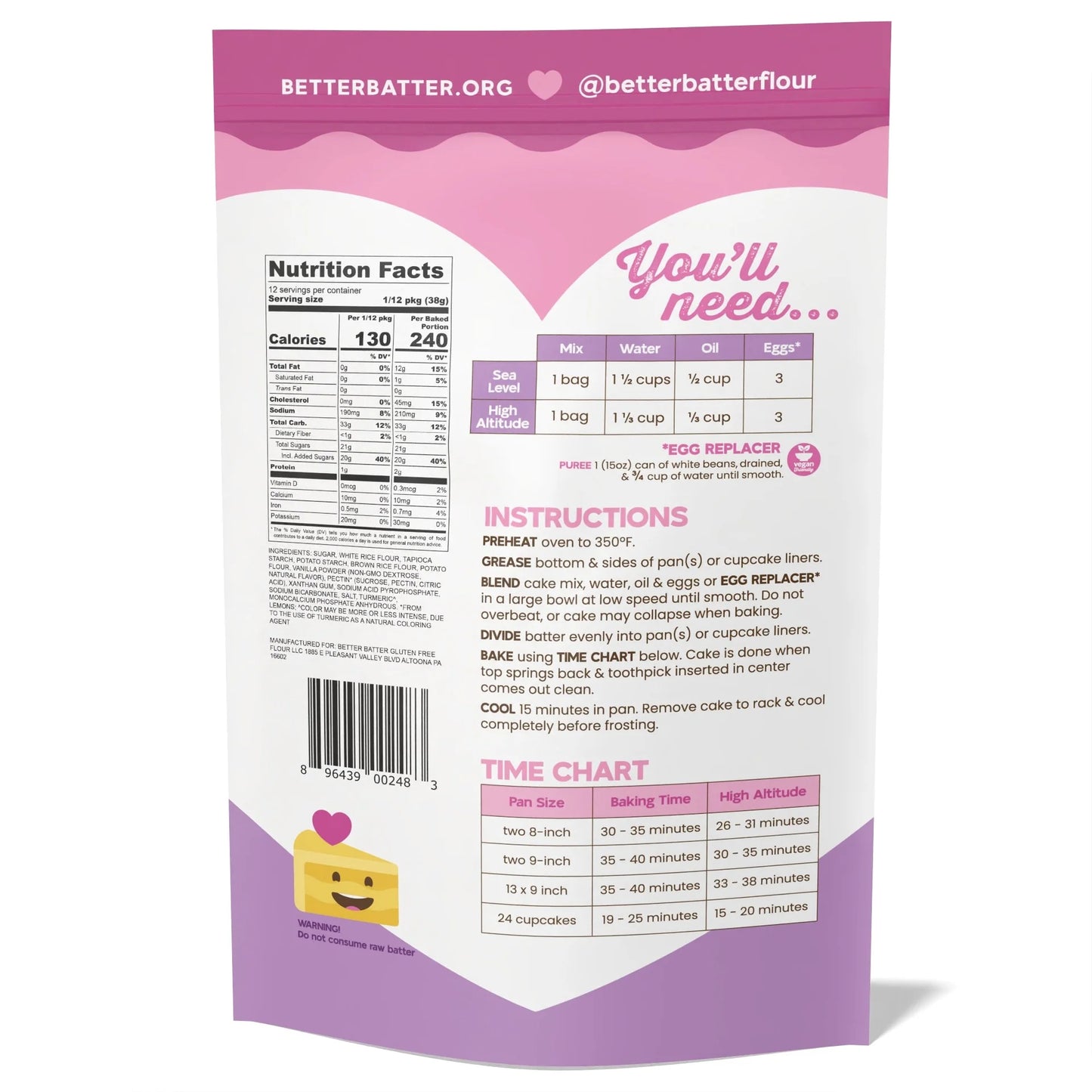 Better Batter Gluten Free Yellow Cake Mix