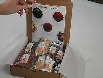 Chocolate Truffle Making Kit - makes 18 Gourmet Chocolate Truffles