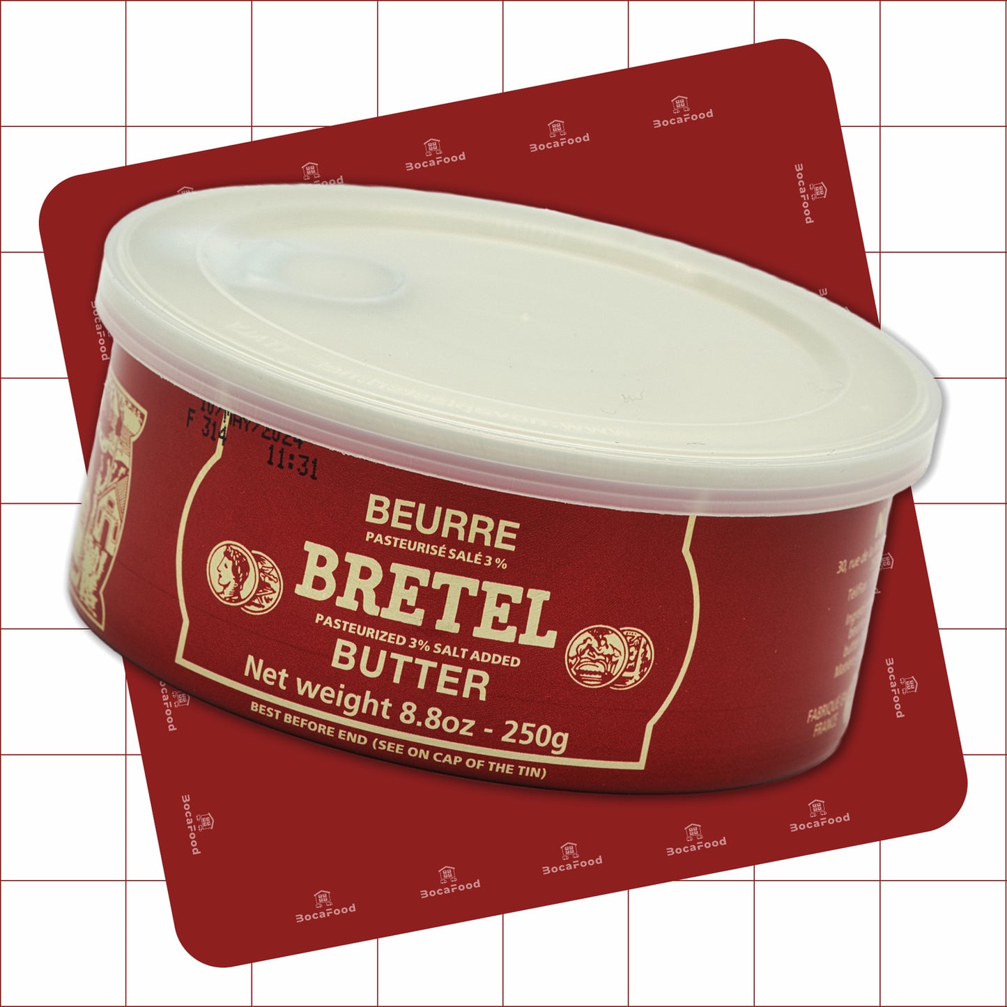 Bretel French Salted Butter, 8.8 oz - Pack of 2