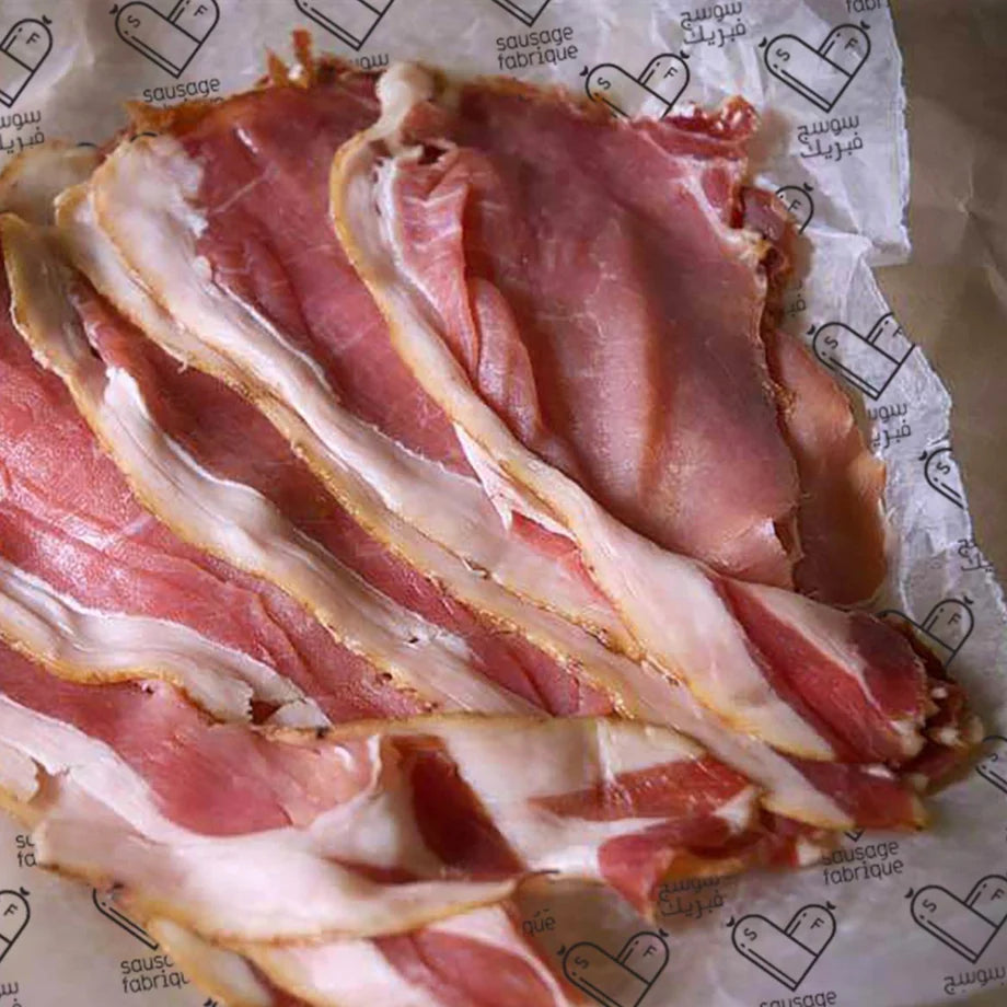 Deen Halal Beef Breakfast Smoked Slices Cured Beef Slices - Pack of 6