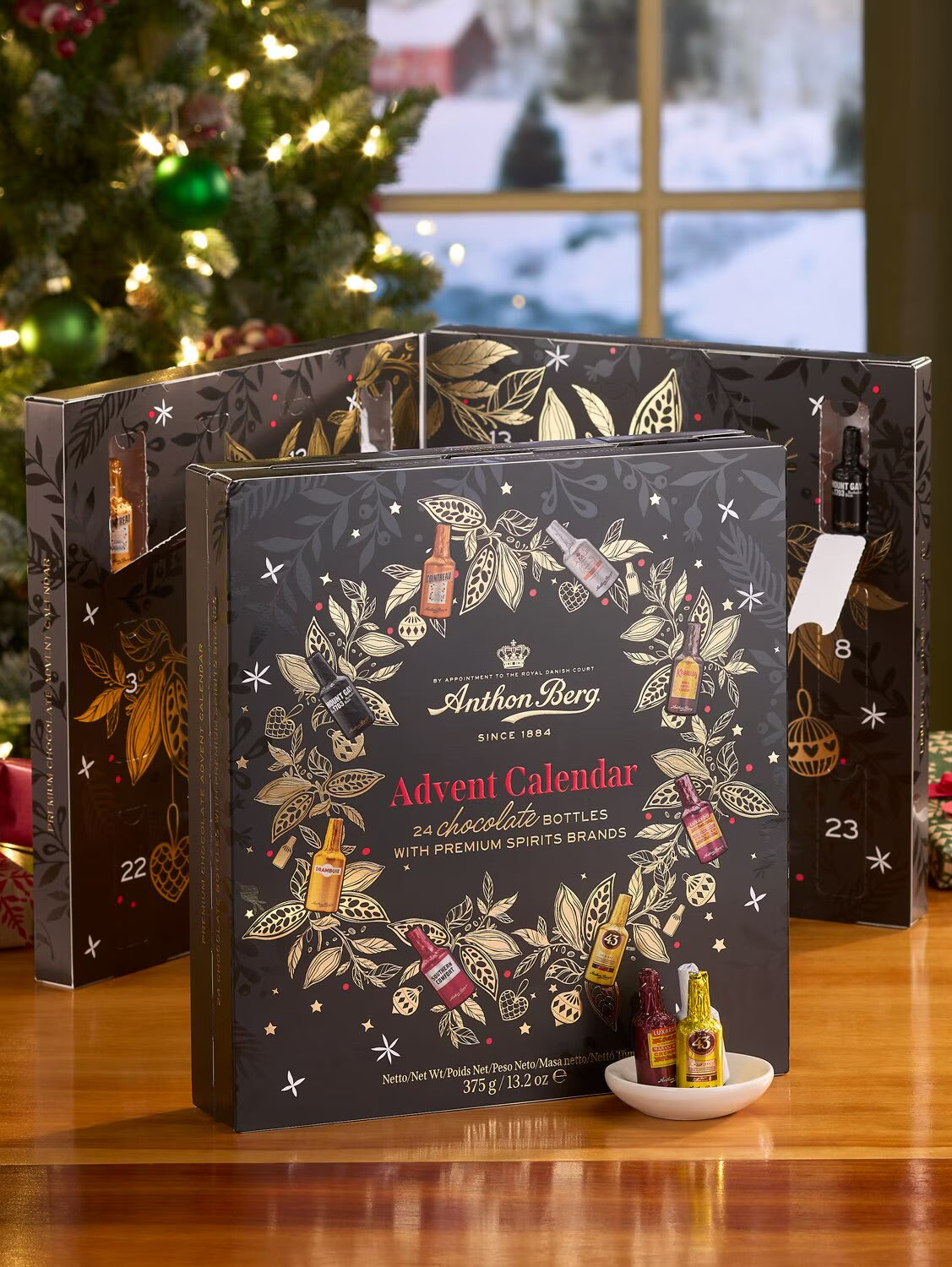 Anthon Berg Liquor Filled Chocolate Bottles Advent Calendar