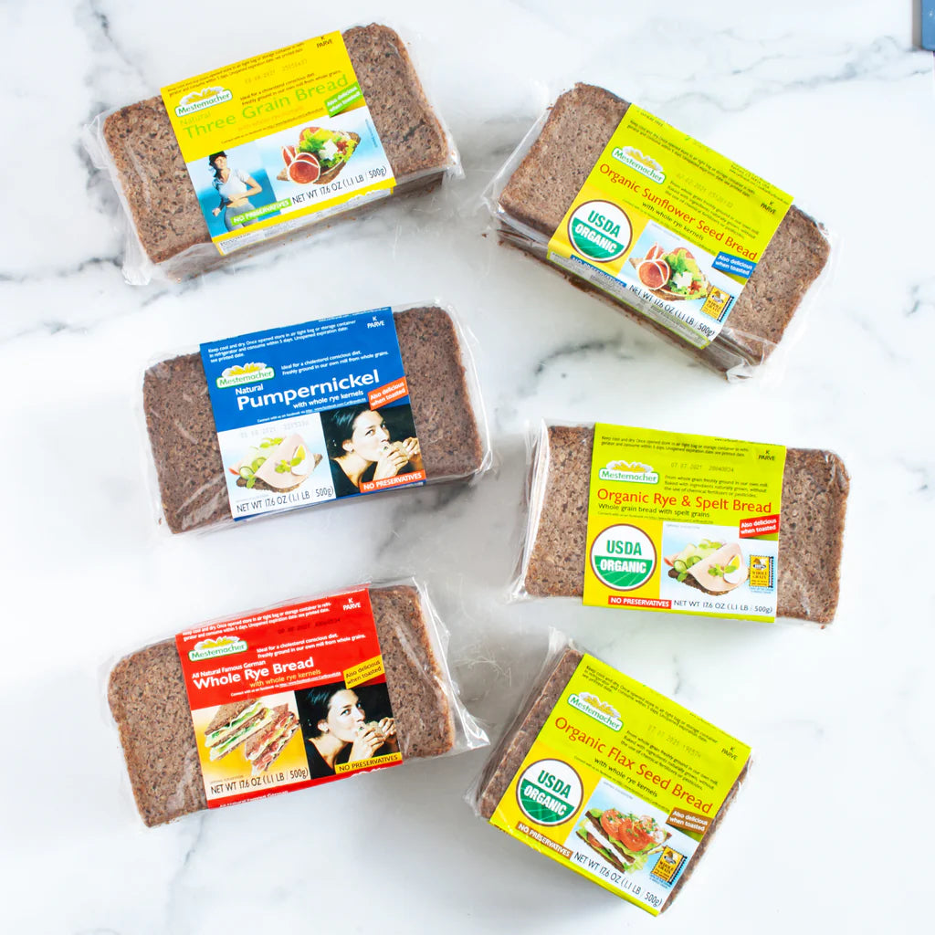 Mestemacher Organic German Bread - Flax Seed - 17.6 oz
