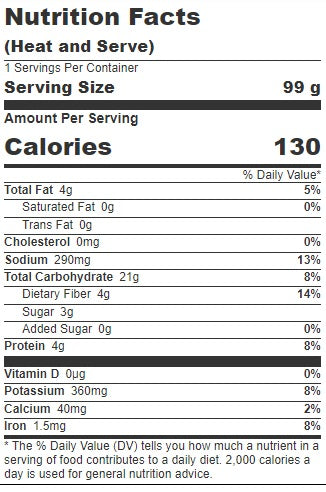 Actual Veggies Eggplant Chickpea Veggieballs - 10 lb