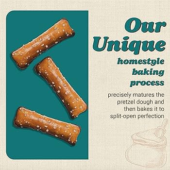 Unique Snacks Organic Sprouted Pretzel Shells - Delicious Homestyle Baked Snack Bag, Vegan - Pack of 3