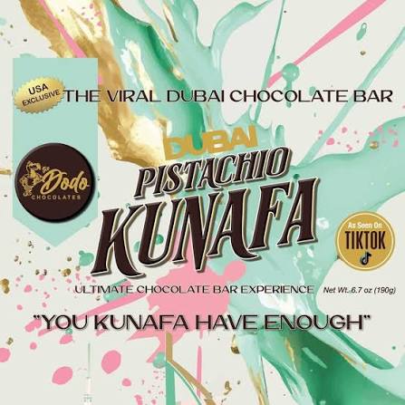 Viral Dubai Milk Chocolate Pistachio Kunafa Ultimate Chocolate Bar Experience
