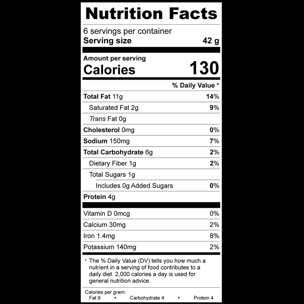 Treeline Plain Non-Dairy Cashew Cream Cheese Snack Packs - includes 6