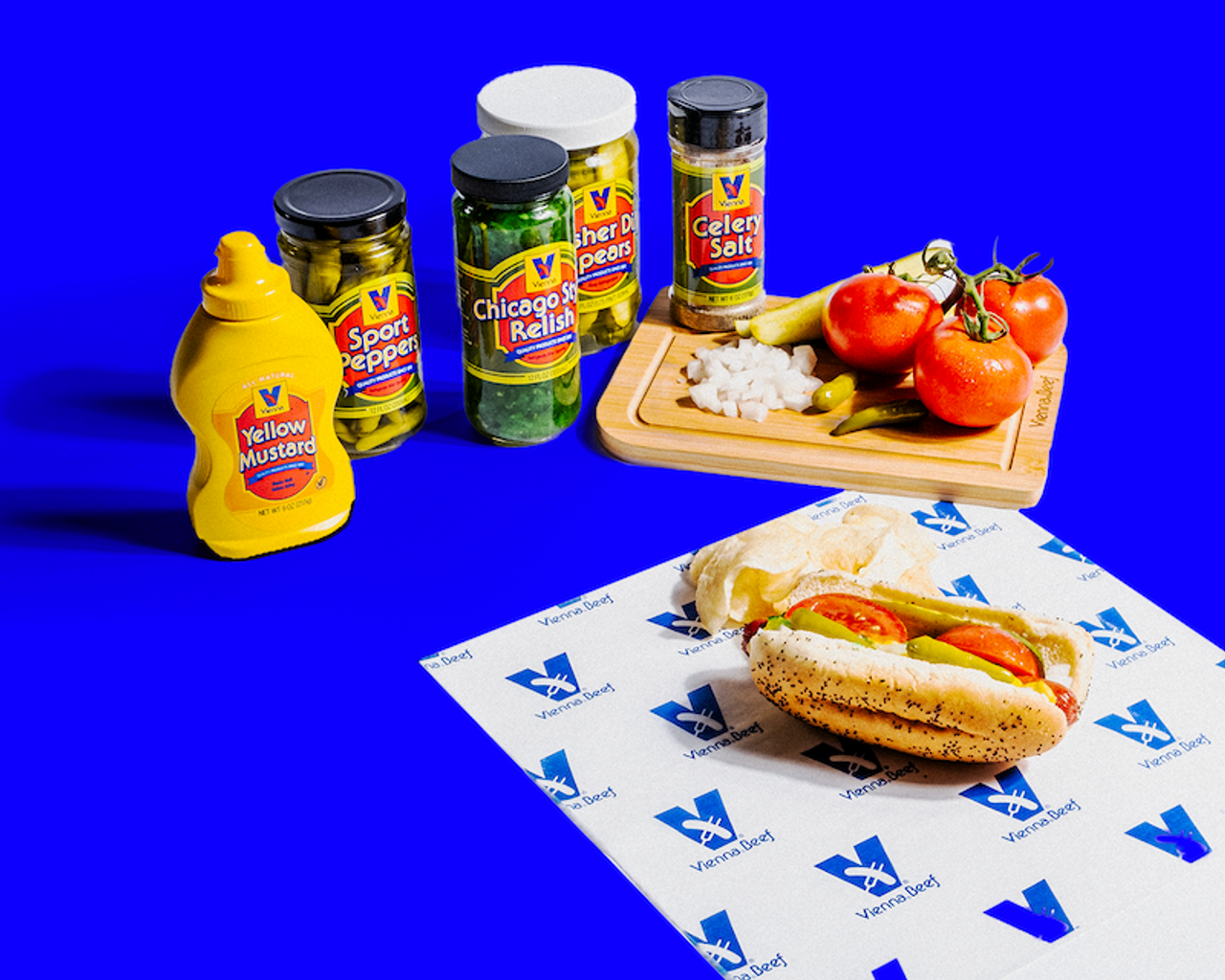 Vienna® Beef - Chicago Style Hot Dog Kit - 16 Pack