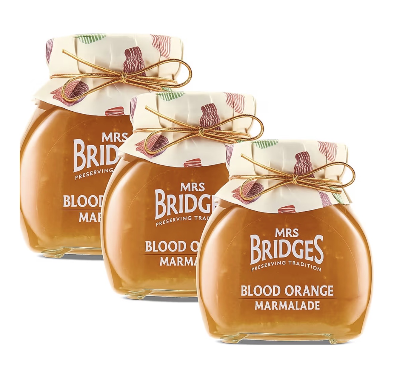 Mrs Bridges Blood Orange Marmalade, Made in Scotland, 12 oz Jar