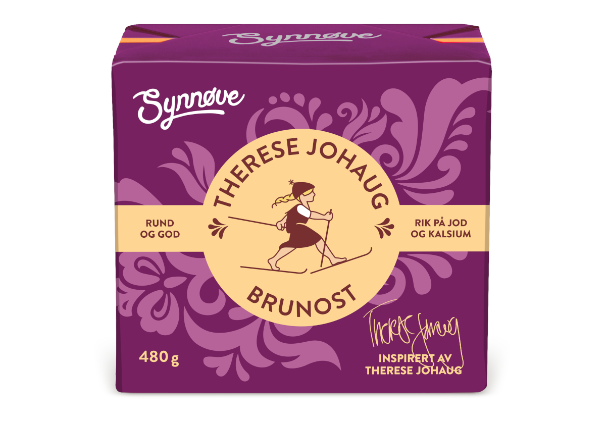 Synnove Brunost Johaug Norwegian Brown Cheese, 480 g