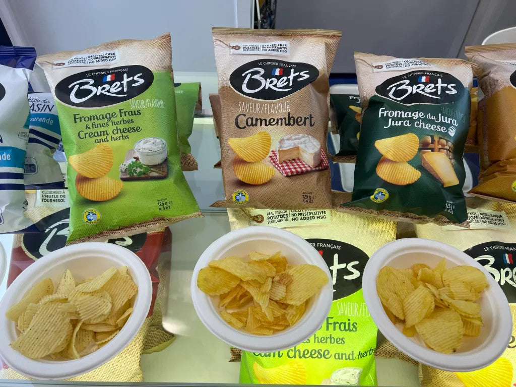Brets French Pommes Frites Mayonnaise Potato Chips, 4.4 oz, Pack of 3