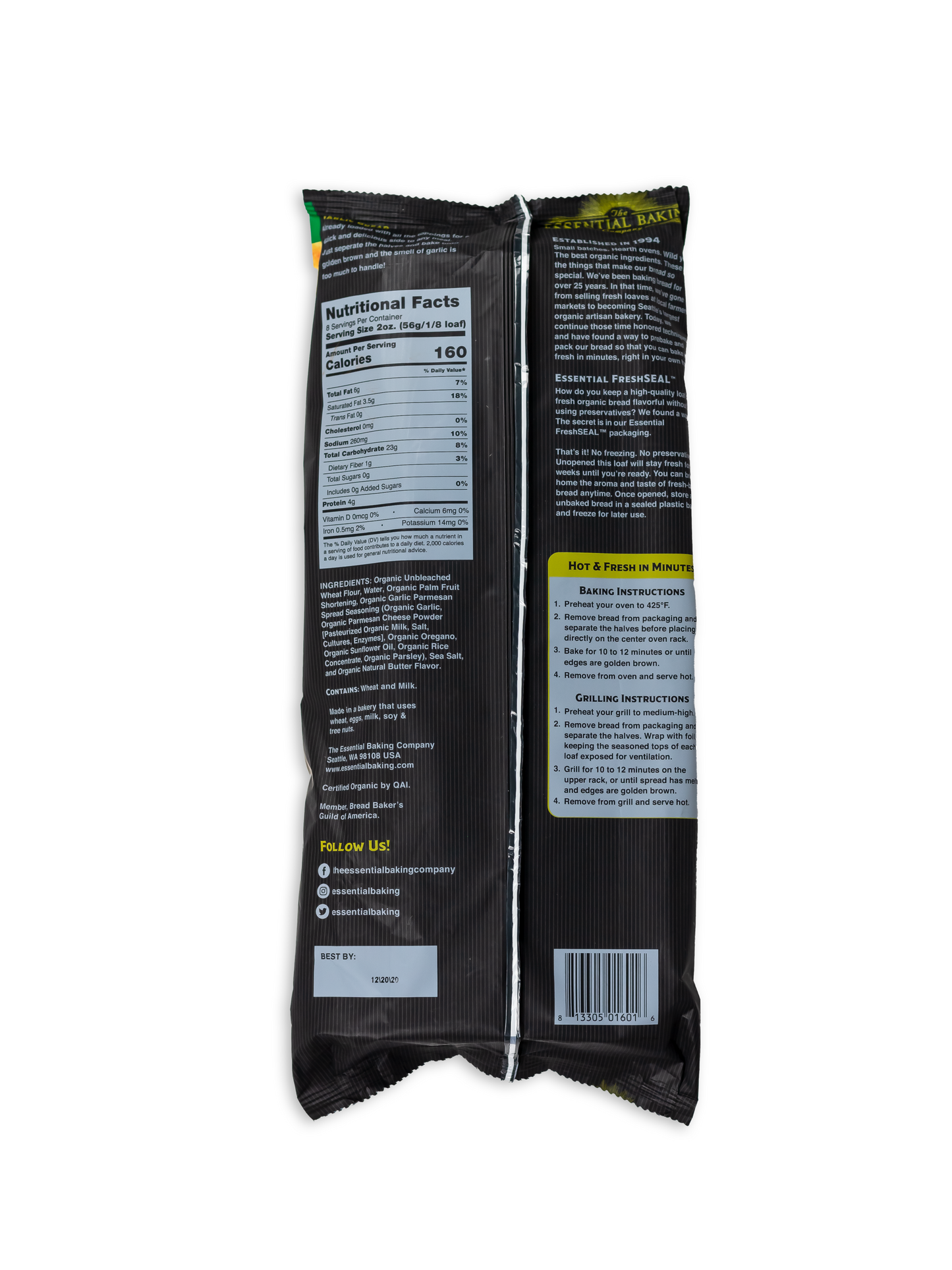 Take & Bake Garlic Bread, 16 loaves