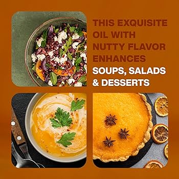 Virgin Pumpkin Seed Oil – 100% Pure & Cold-Pressed, Gourmet Oil for Cooking, Dressings & Baking – Non-GMO, Gluten-Free, 8.45 oz