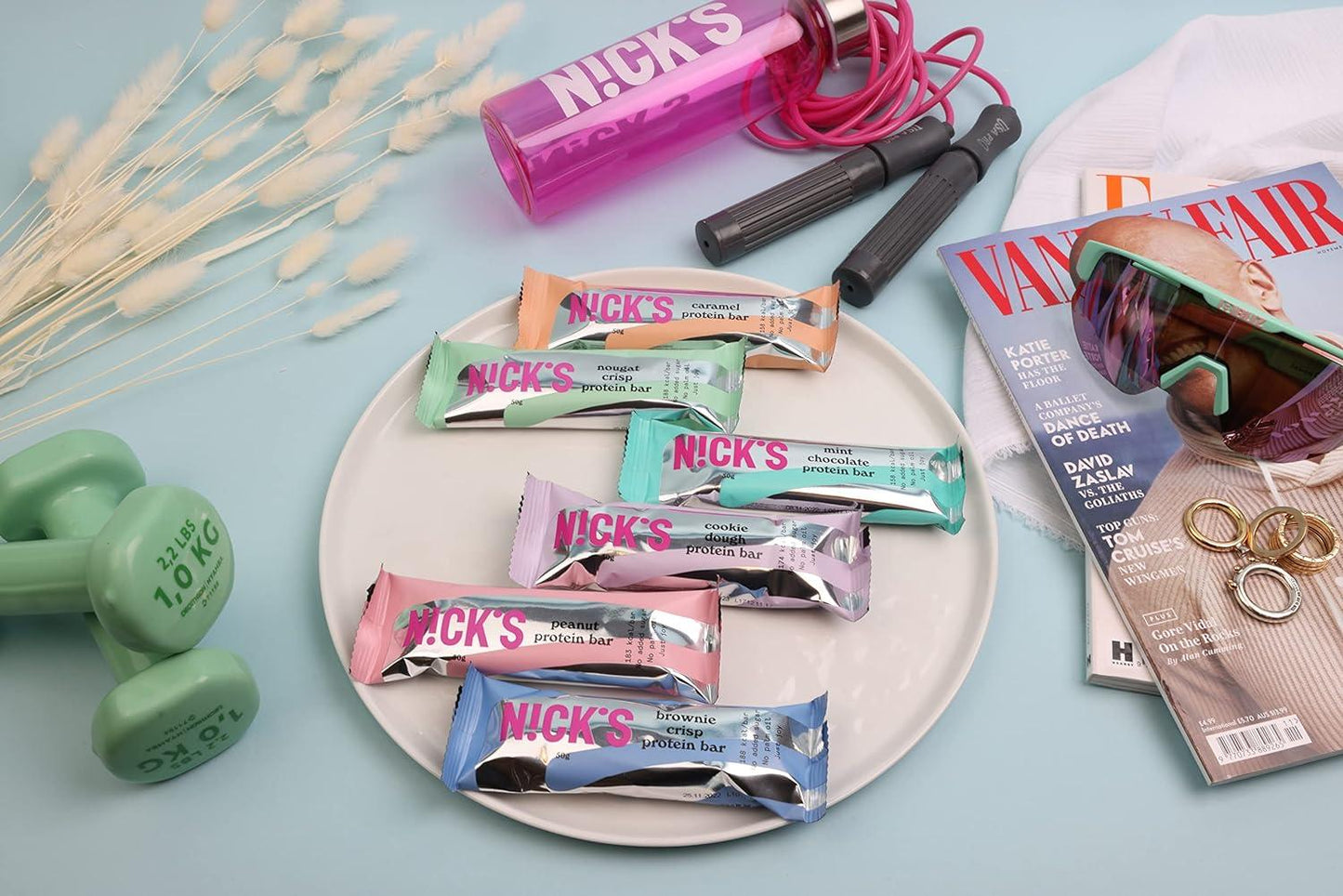 NICKS Keto Chocolate Candy Bars Variety Pack - No Added Sugar, Coconut, Gluten Free Sweets Low carb Candy Snack Bar - Includes 15
