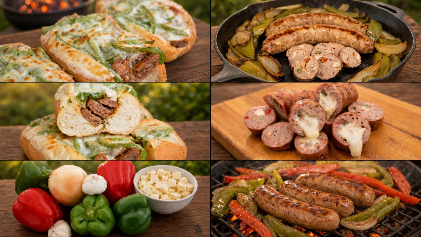 Philly Cheesesteak Sausage