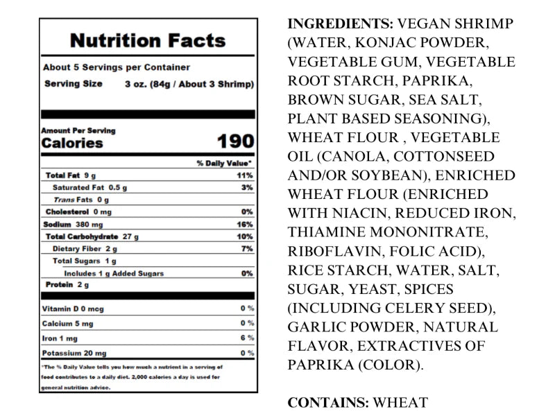 Mind Blown™ Plant Based Crispy Crunchy Fried Shrimp - 16 oz