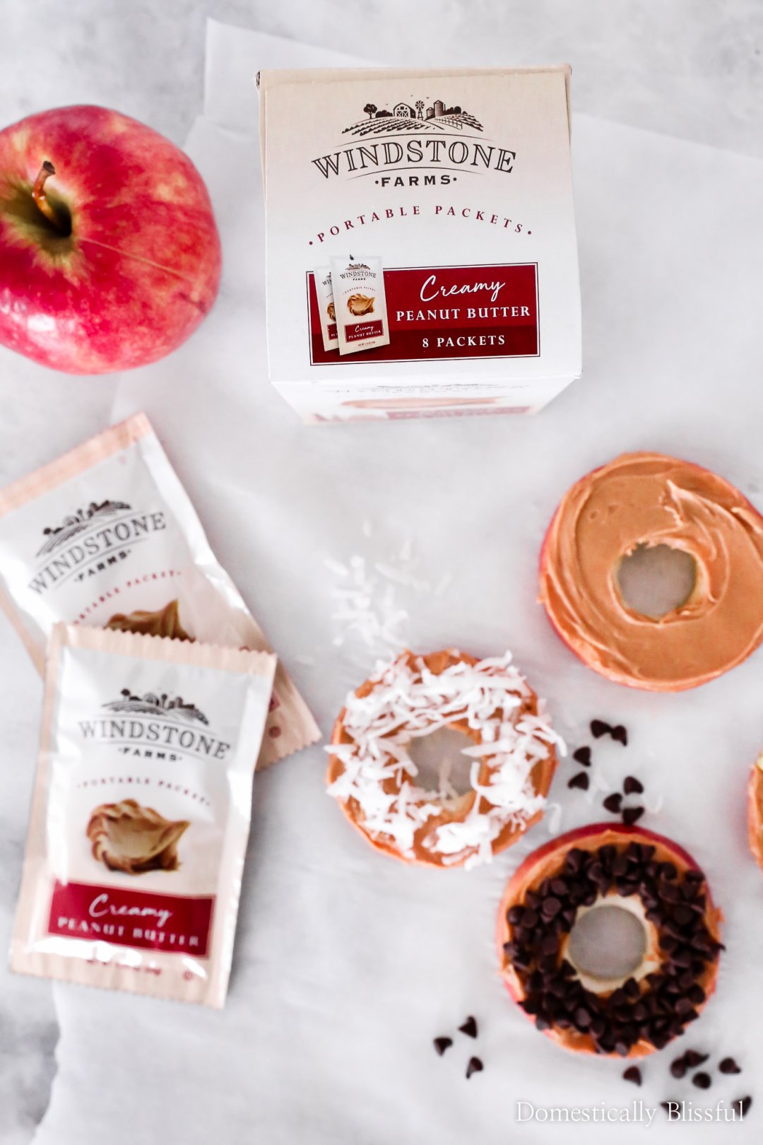 Windstone Farms Creamy Peanut Butter - Organic, Gluten Free -1.15 oz Snack Packets - includes 32
