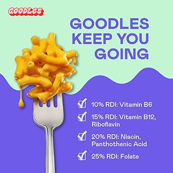 Goodles Mac & Cheese Assortment - Pack of 12 - 21 Nutrients and Made w/REAL Cheese!