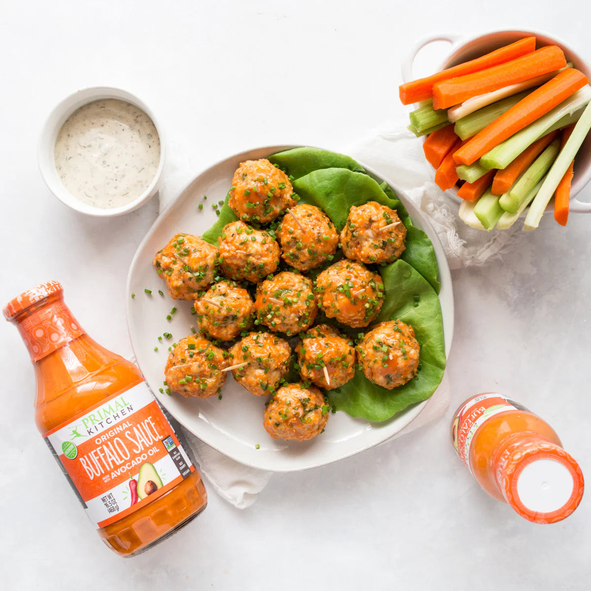 Primal Kitchen No-Dairy Buffalo Sauce Variety Pack - includes 3