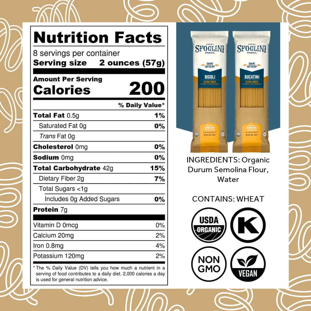 SFOGLINI BIGOLI & BUCATINI VARIETY PACK