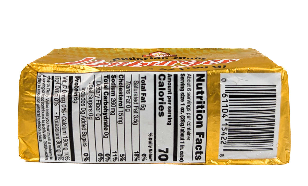 Bavarian Made Limburger Cheese, St Mang - Germany - Pack of 6