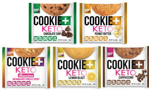 Bake City Cookie Plus Keto | Cappuccino Cookies - Gluten Free, Non-GMO, 0g Sugar, Only 1.5g Net Carbs, Good Fats, 5g Protein, Kosher, No Artificial Flavors - Pack of 12
