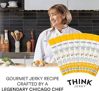 Think Jerky Stick Variety Pack, Sugar Free, Gluten Free, No Nitrates Keto Friendly Paleo High Protein - 1.0 oz Sticks, Pack of 10