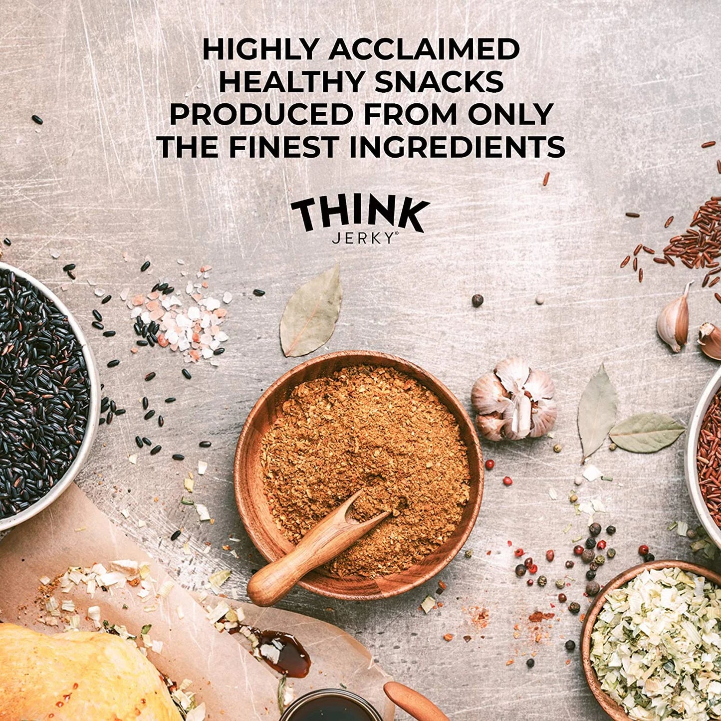 Think Jerky All-Natural Turkey Sticks, Gluten and Sugar Free, No Nitrates, Keto Paleo Friendly, 1.0 oz Sticks - Pack of 10