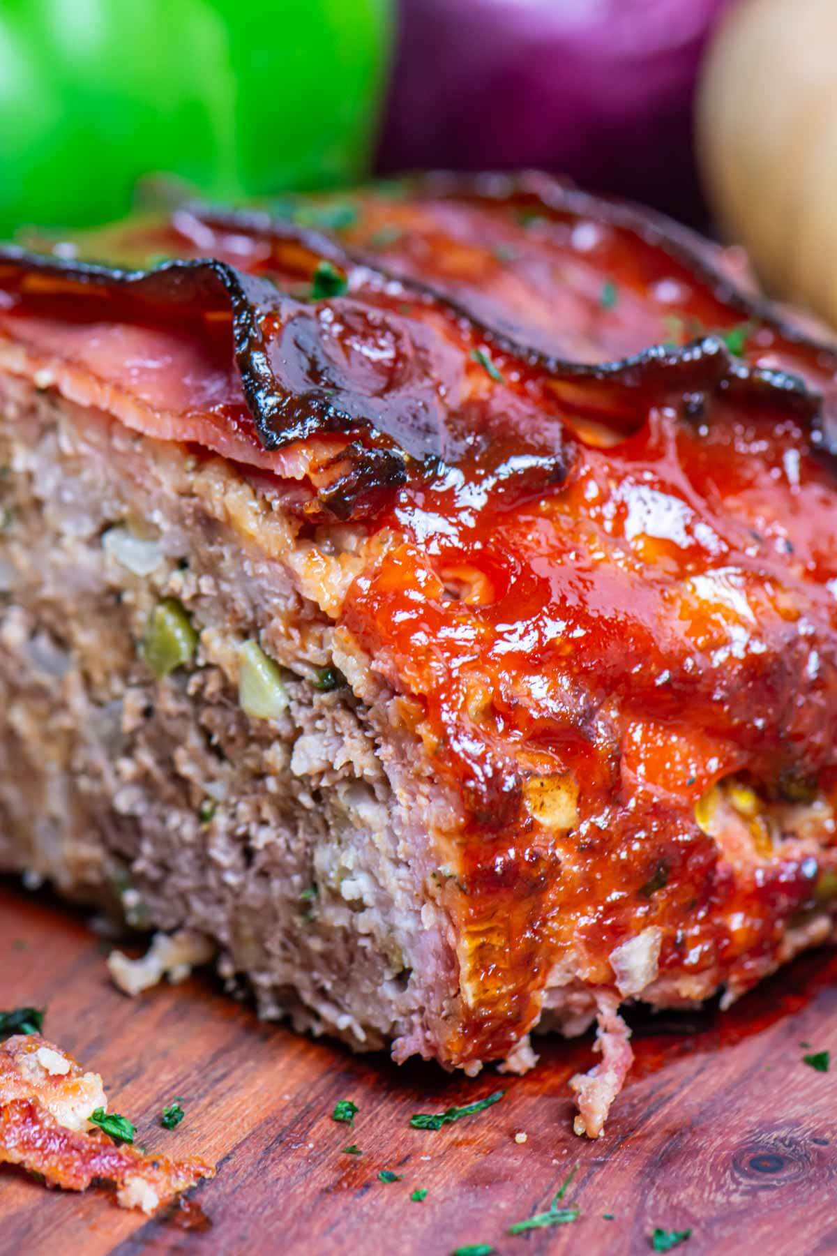 Bourbon Coffee Espresso BBQ Glaze Meatloaf with Mashed Potatoes, Mixed Veggies - Pack of 2