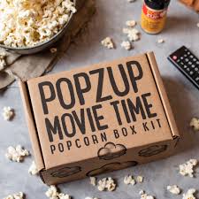 Popzup Movie Night Theater Popcorn Kit - Non-GMO, Gluten Free