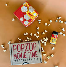 Popzup Movie Night Theater Popcorn Kit - Non-GMO, Gluten Free