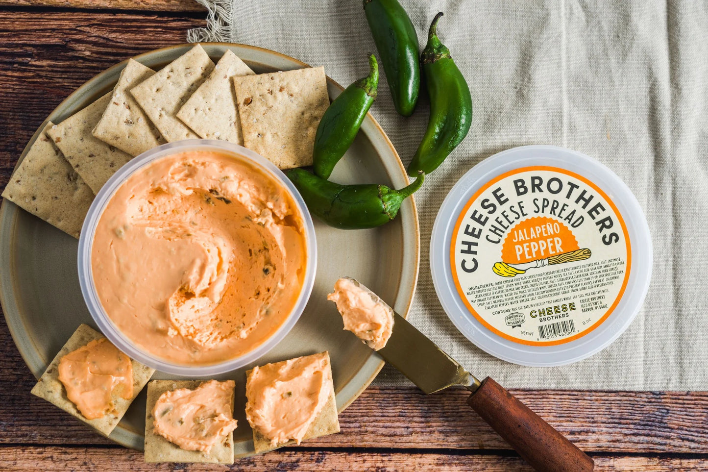 ARTISAN CHEESE SPREAD SAMPLER - Pack of 6