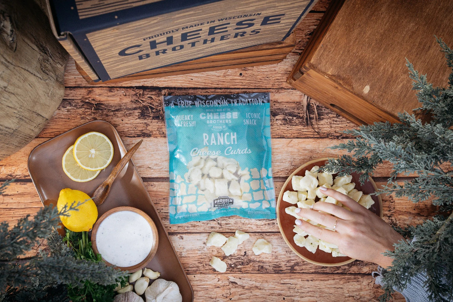 WISCONSIN CHEESE CURDS SAMPLER - Pack of 9