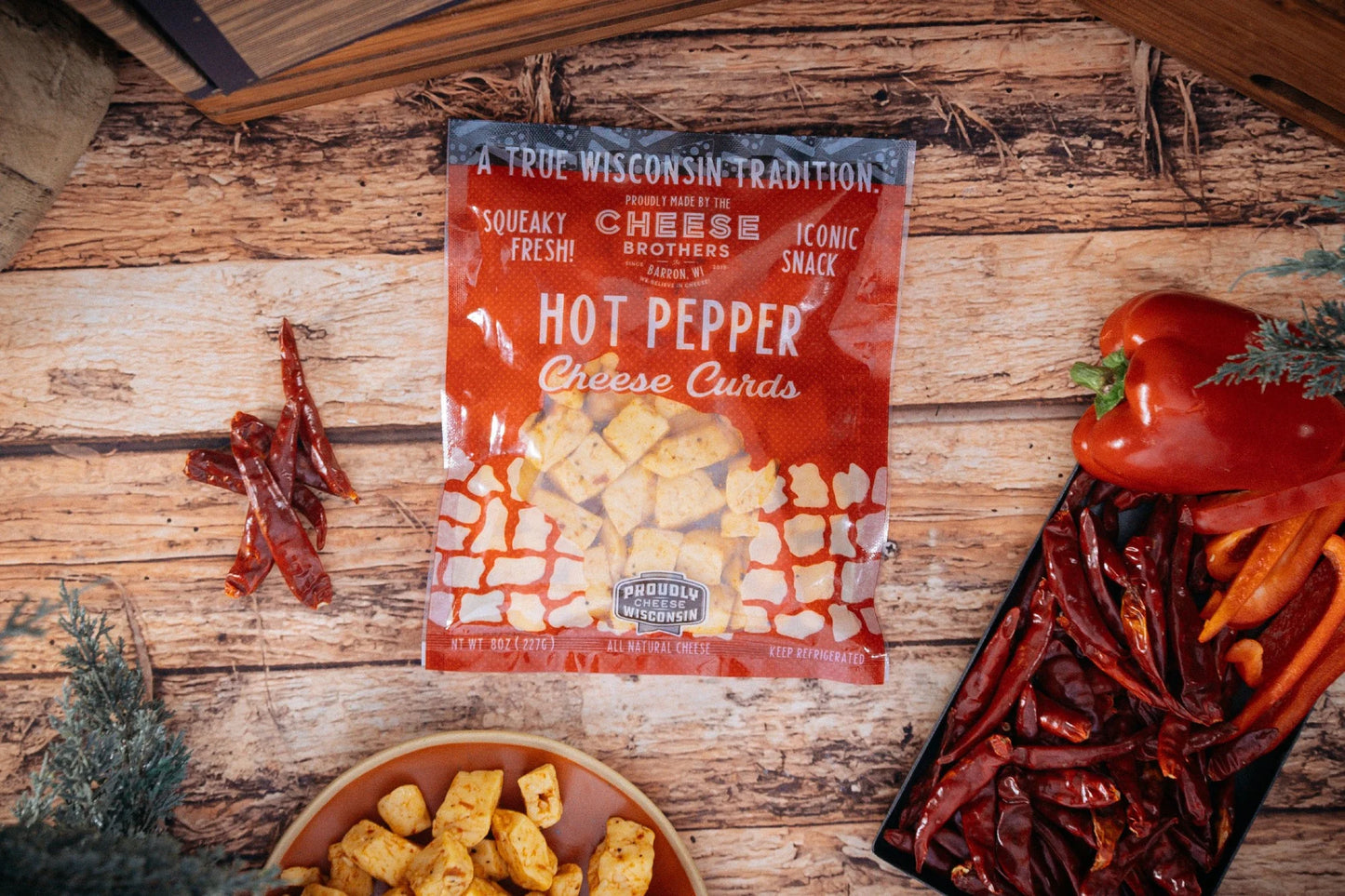 WISCONSIN CHEESE CURDS SAMPLER - Pack of 9